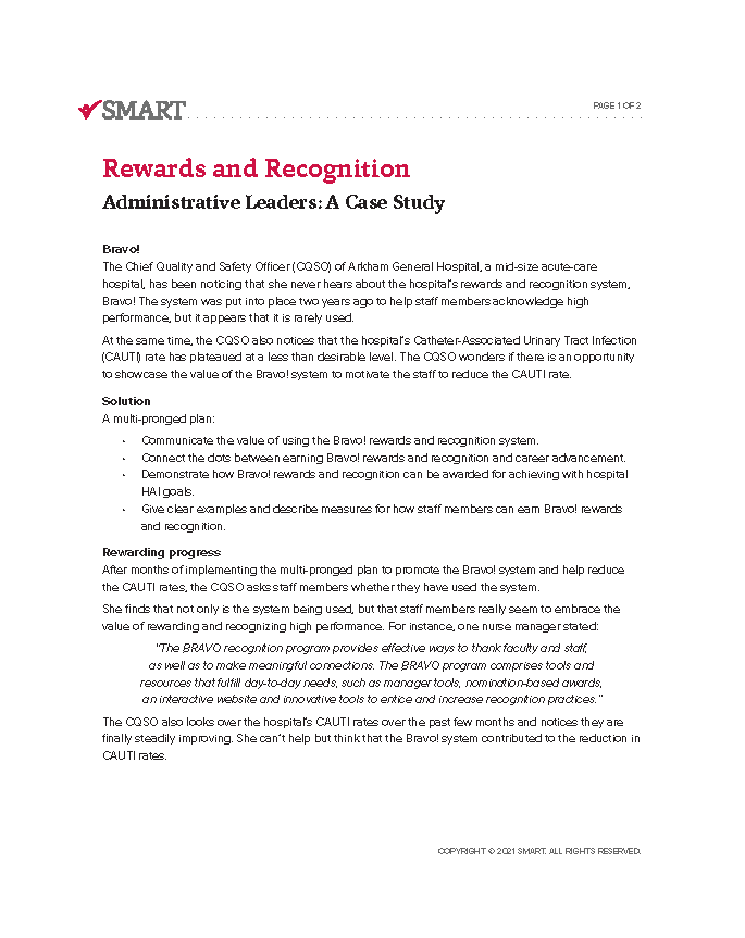What Are Rewards And Recognition? SMART Toolkit Ohio State Medical